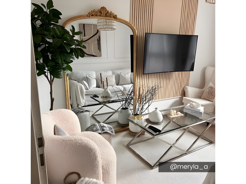 Table Basse CHARLOTTE De Pascal MORABITO - Verre Trempé Et Acier - Chromé – Image 5