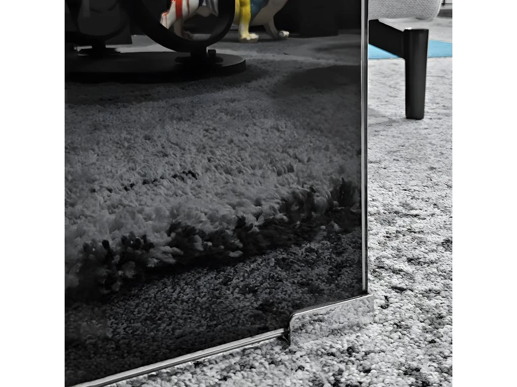 Lot De 3 Tables Basses Gigogne En Verre Trempé Noir - ICE – Image 4