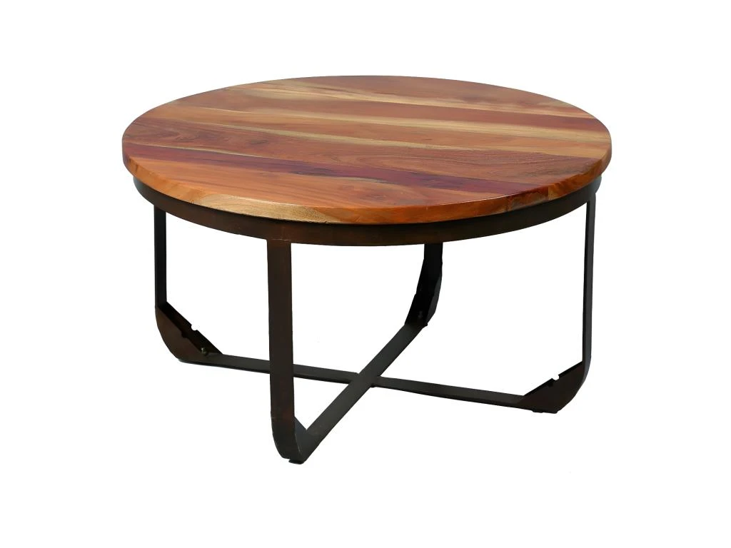 Table Basse En Bois Et Métal - TONS