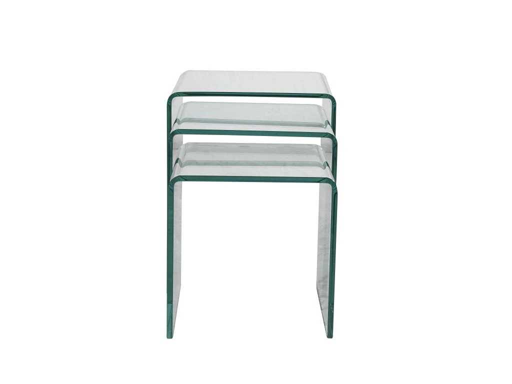 Tables Basses Gigognes MINKA - Verre Courbé – Image 5