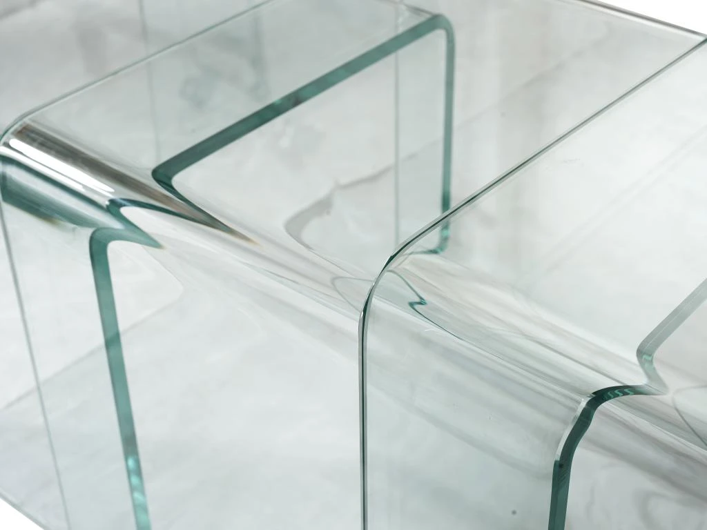 Tables Basses Gigognes MINKA - Verre Courbé – Image 9