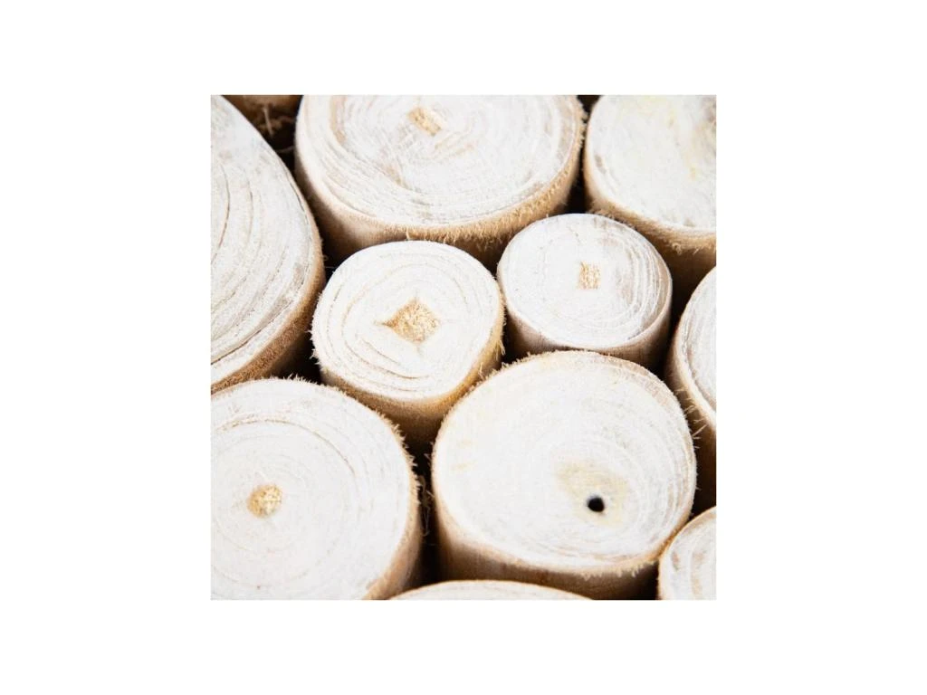 Table Basse Ronde Bois De Teck Blanc Cassé - FORINI – Image 4