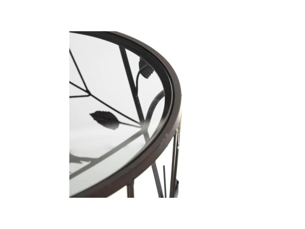 Duo De Tables D'appoint Métal/Verre - OHIA – Image 6