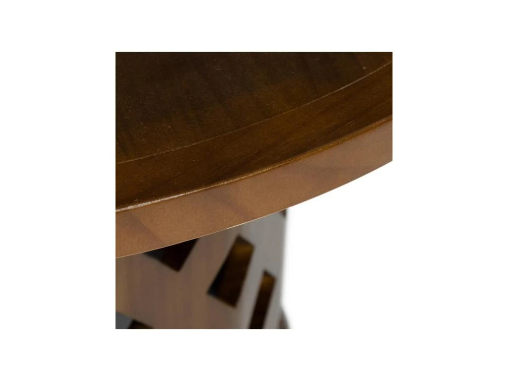 Table Basse Ronde Bois/Marron- TIMY – Image 6