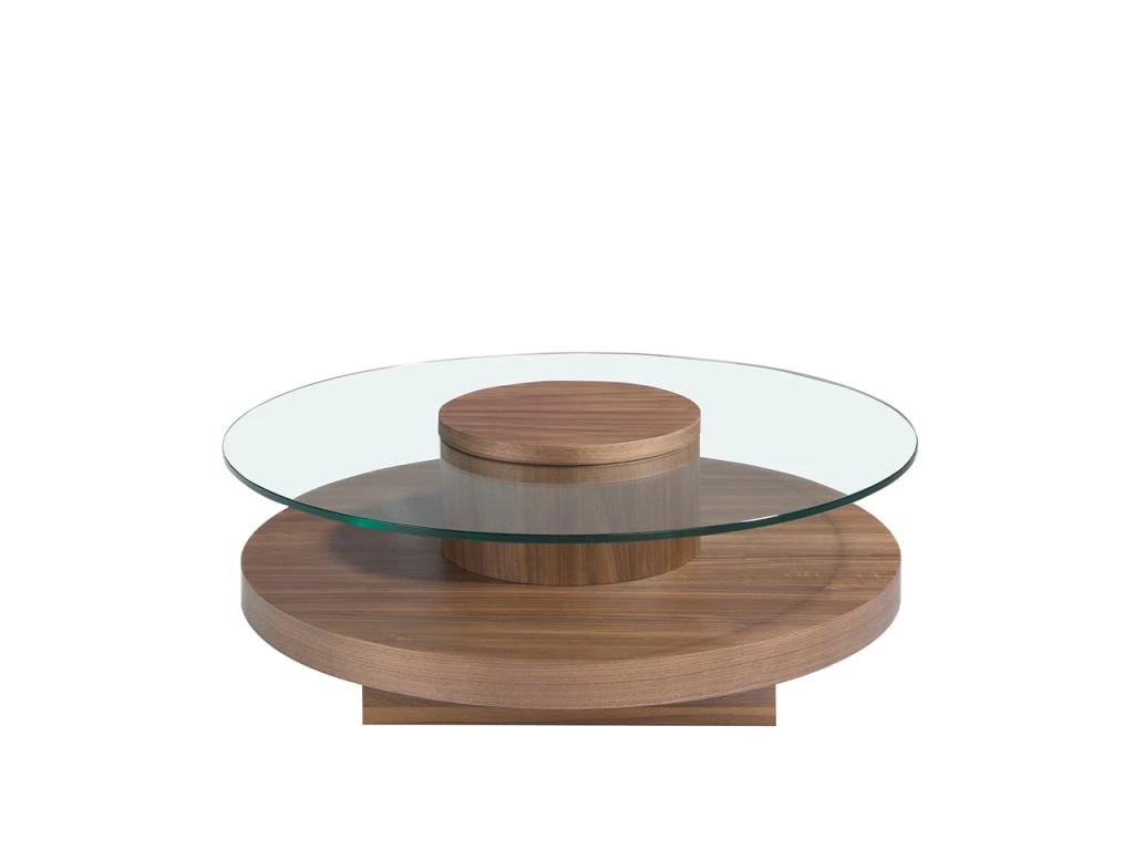 Table Basse En Verre De Noyer 2052 ANGEL CERDA – Image 2