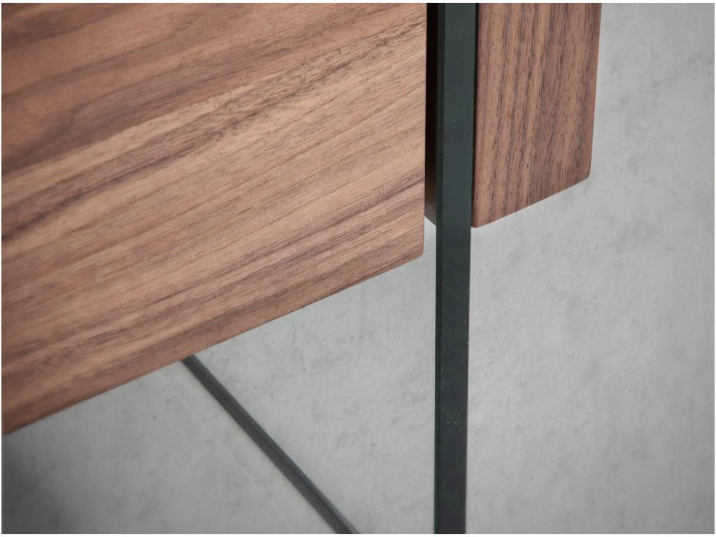 Table Basse En Bois De Noyer Et Verre 2050 ANGEL CERDA – Image 10