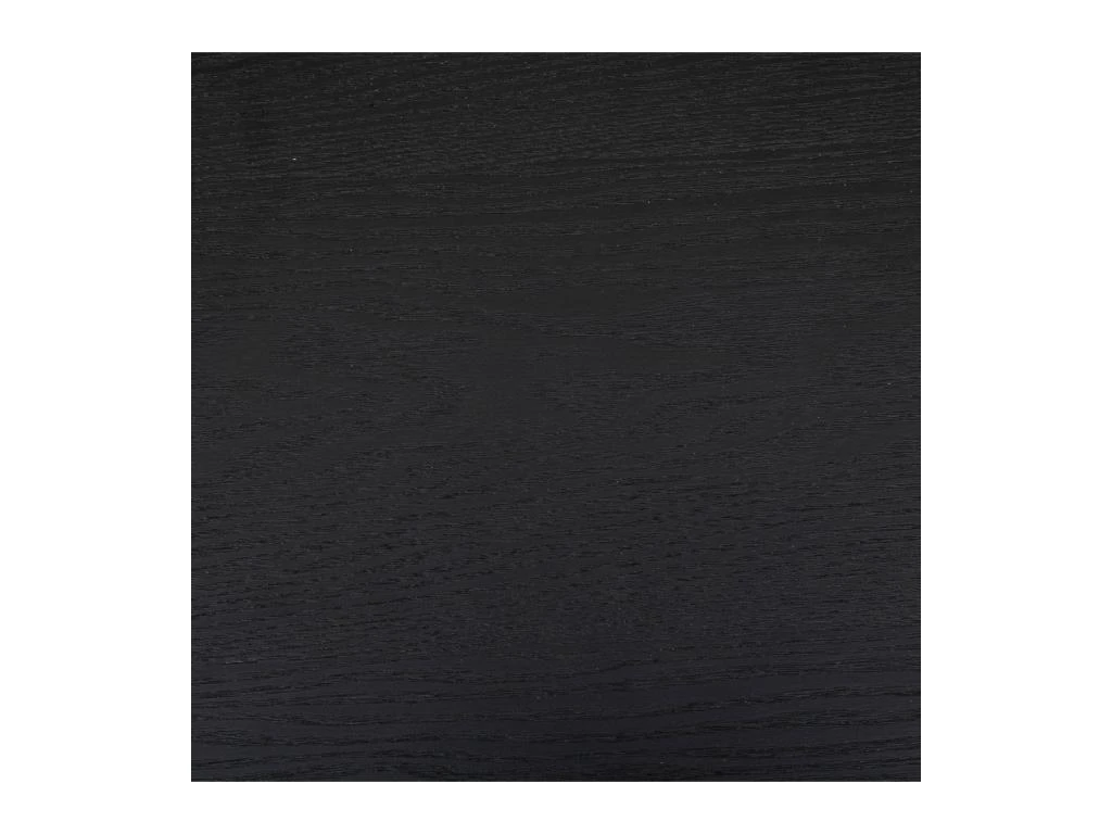 Table Basse 2 Niveaux En Métal Et Bois Noir 118 X 43 Cm – Image 3