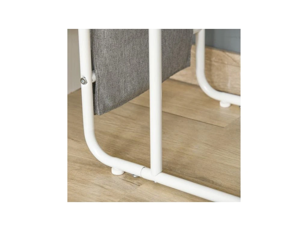 Table Basse D'appoint BEA Blanche Et Bois – Image 8