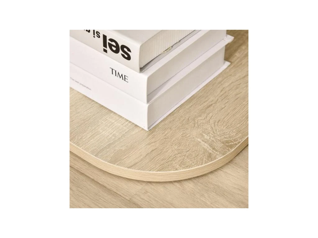 Guéridon Bout De Canapé MIRANDA Aspect Bois – Image 8