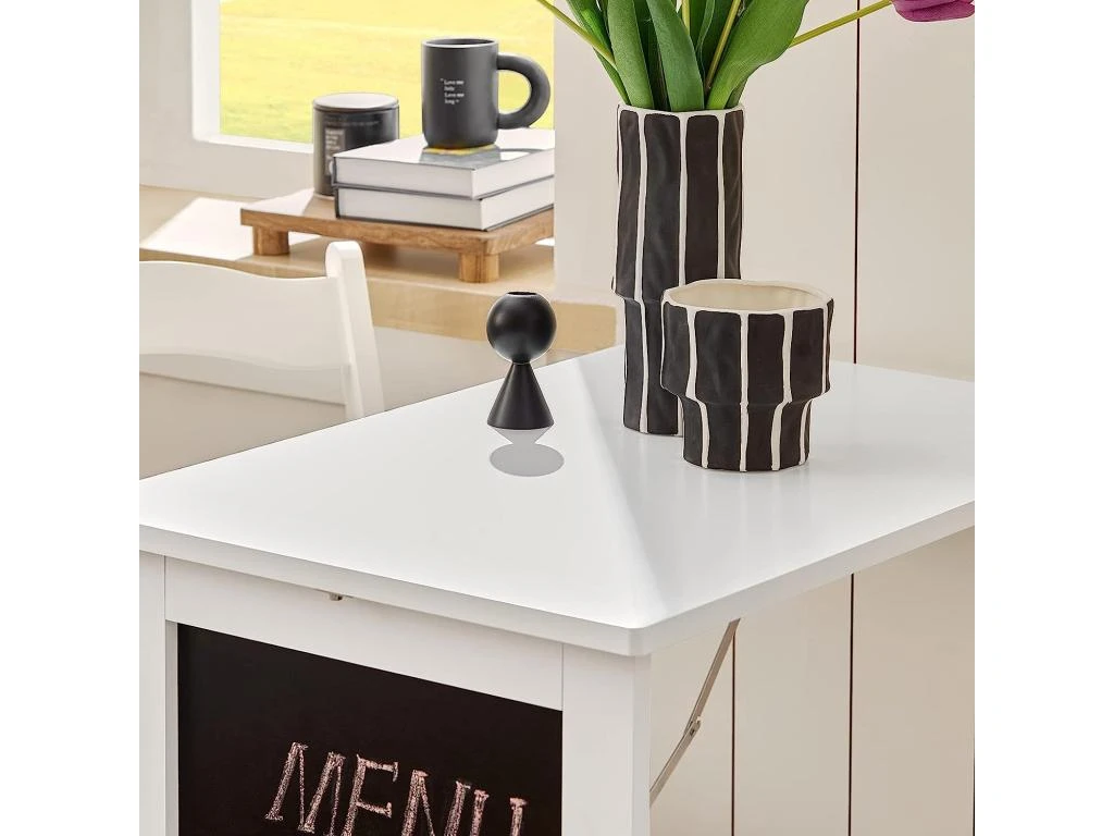 Table Pliable Murale Bureau Avec Mémo Board Table Murale Pliable Bureau Rabattable, FWT20-W – Image 4