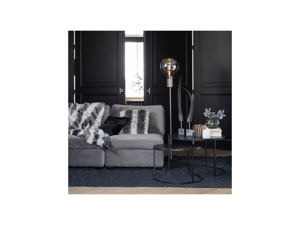 Tables Gigognes Rondes Métal Noir - ZANDVORT – Image 2