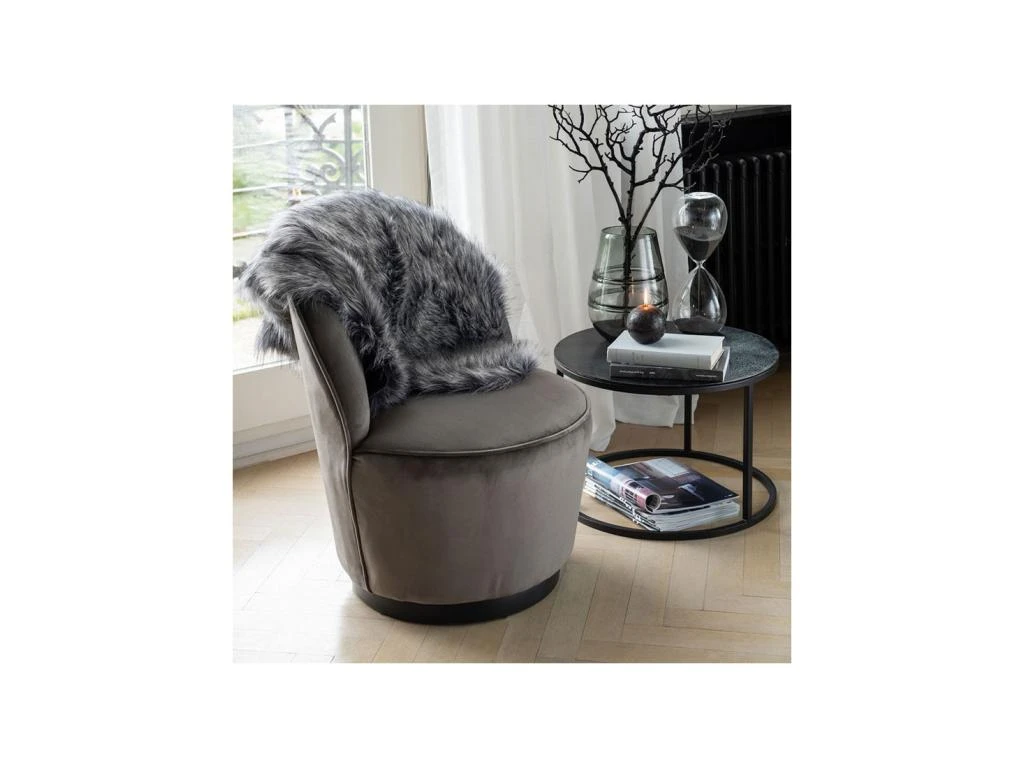 Tables Gigognes Rondes Métal Noir - ZANDVORT – Image 4