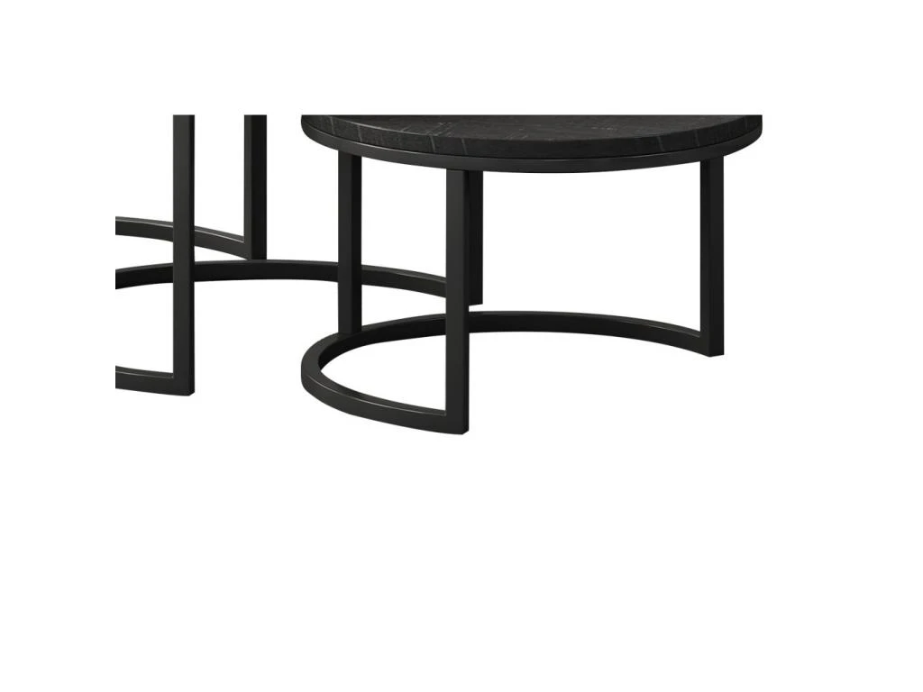 Table Basse Collection ARNOLD Noir. – Image 5