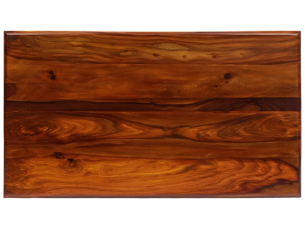 Table Basse Avec Pieds Bouclés Bois De Sesham 110 X 60 X 39 Cm – Image 3