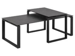 Kamma Ensemble Tables Basses, Noir.