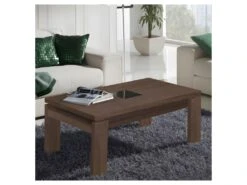 Table Basse Chêne Foncé Relevable - DILIA