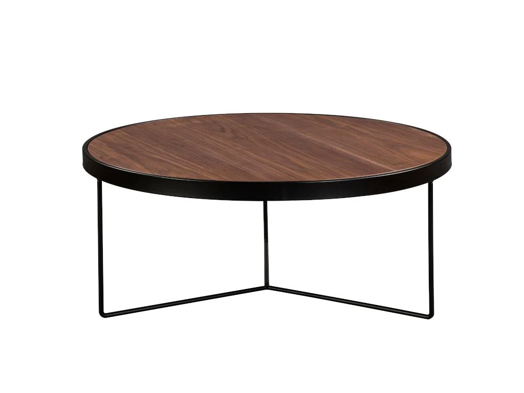 Tables Basses Gigognes MAMIA - MDF Et Acier - Noyer – Image 8