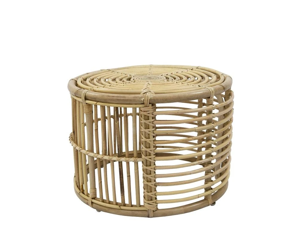 Lot De 2 Tables Basses LANDIS - Rotin - Coloris : Naturel – Image 5