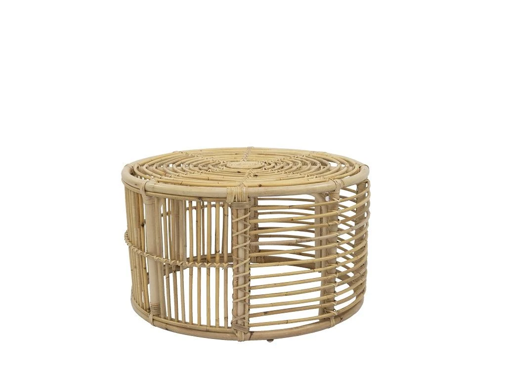 Lot De 2 Tables Basses LANDIS - Rotin - Coloris : Naturel – Image 4