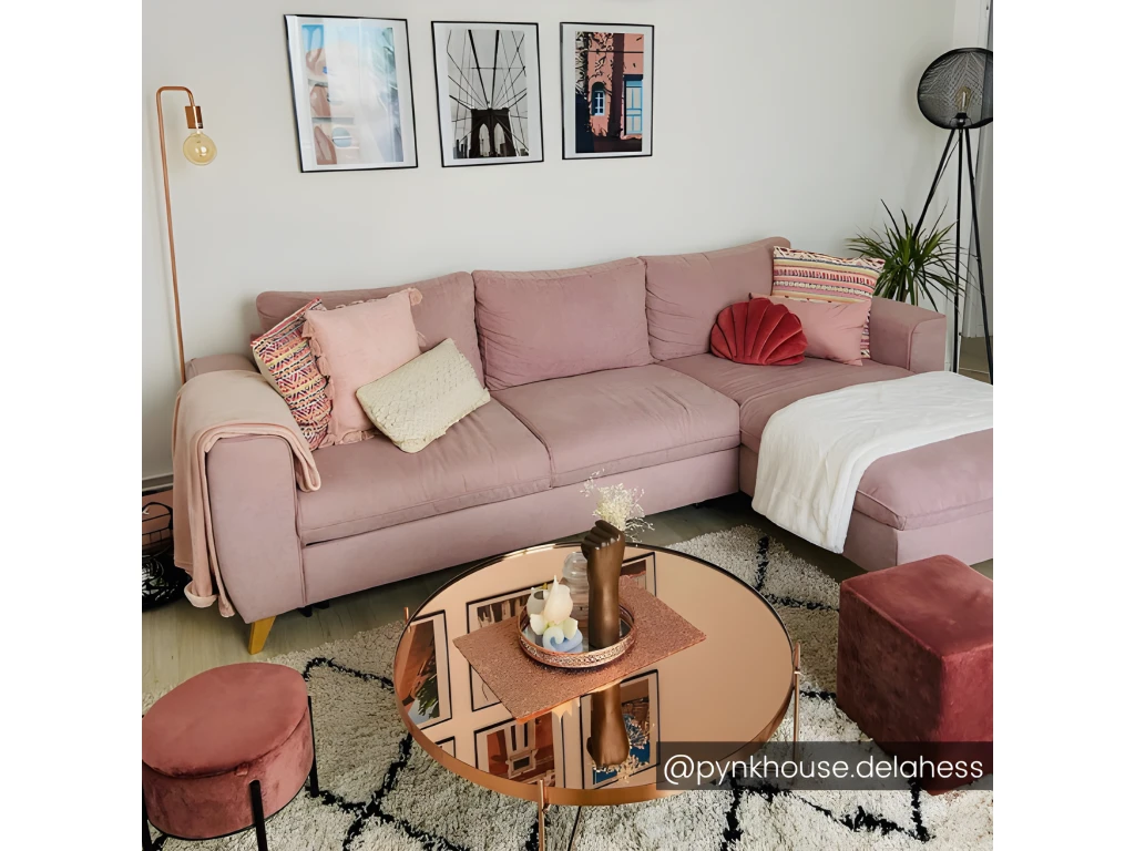 Table Basse MARCIA - Miroir & Métal - Cuivré – Image 5