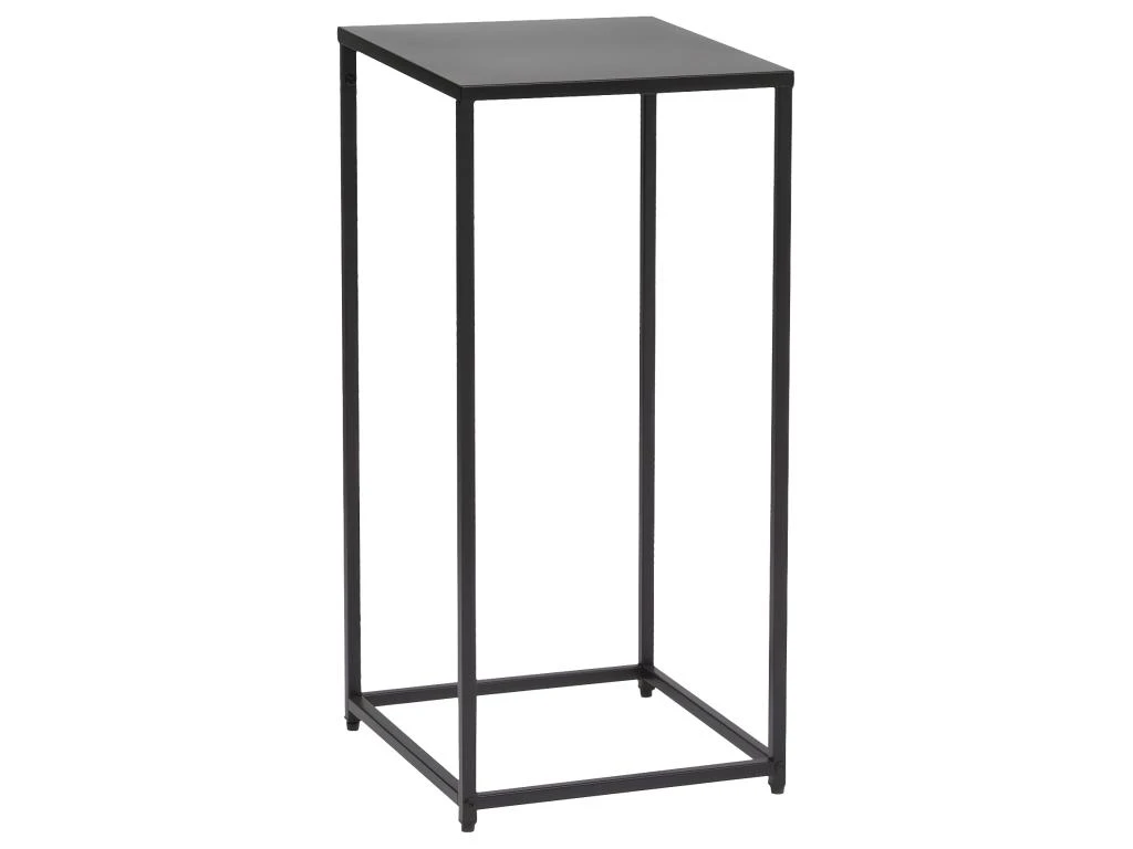 Lot De 2 Tables D'appoint , Bout De Canapé Ou Sellettes En Métal Noir – Image 2