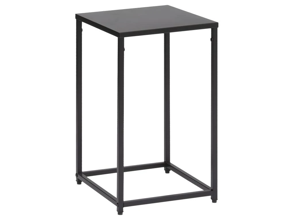 Lot De 2 Tables D'appoint , Bout De Canapé Ou Sellettes En Métal Noir – Image 3