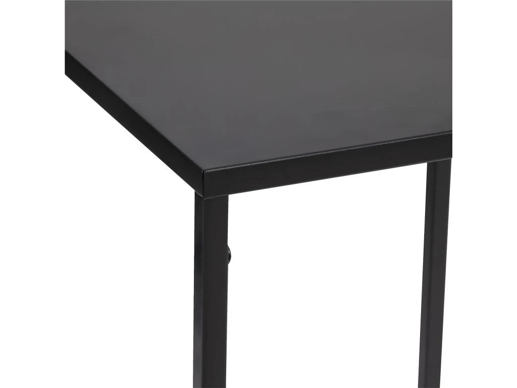 Lot De 2 Tables D'appoint , Bout De Canapé Ou Sellettes En Métal Noir – Image 4