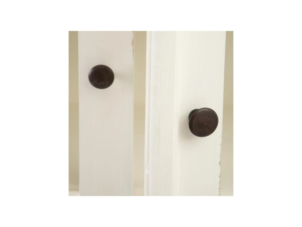 Vitrine 2 Portes Bois Blanc Cassé - UWAZI – Image 4